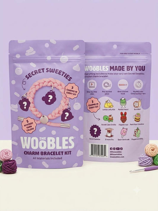 NEW! Secret Sweeties Charm Braclet Crochet Kit- PREORDER (Max 10 Kits Per Person or Order Will be Canceled!)