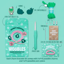 The Woobles Charm Bracelet Kit: Secret Sweeties