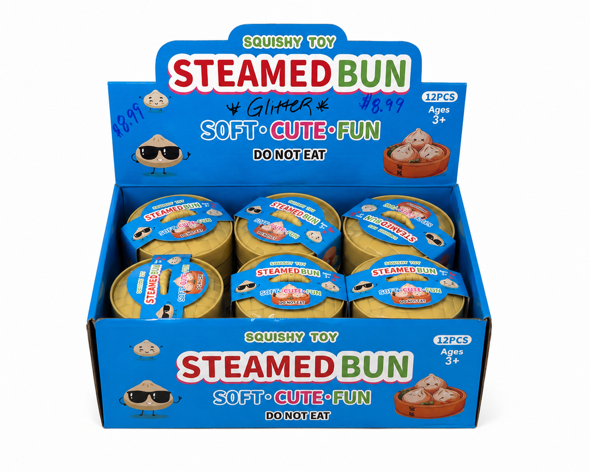 Glitter Steamed Bun Squishy