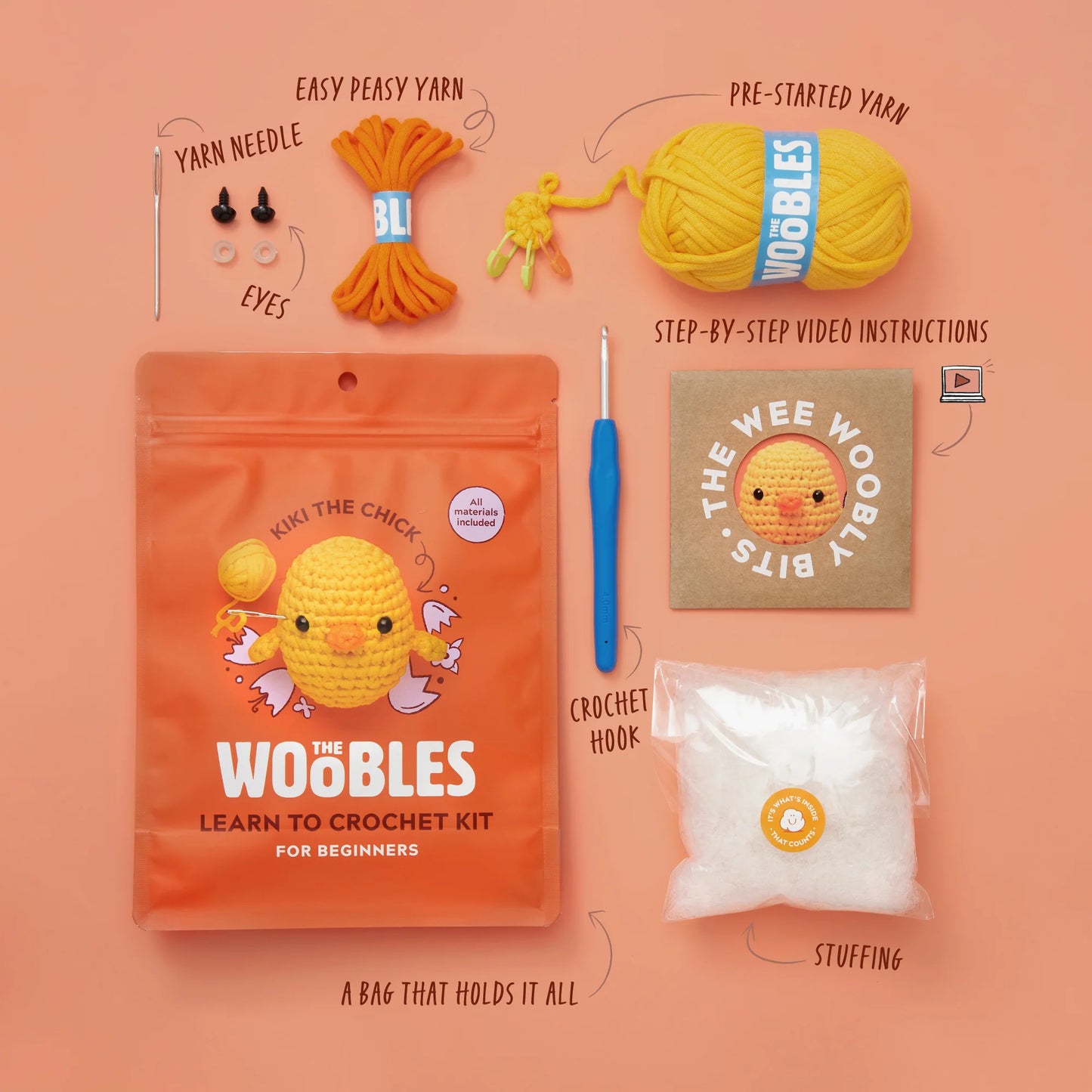 Kiki the Chick Crochet Kit